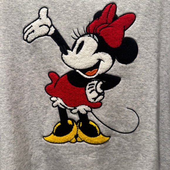 NWT Gray Minnie Mouse Sweatshirt - Picture 2 of 8